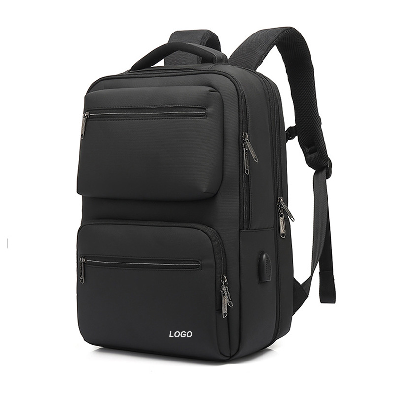 Custom Logo Men Office Business Waterproof School Anti Theft Usb Laptop Backpacks
