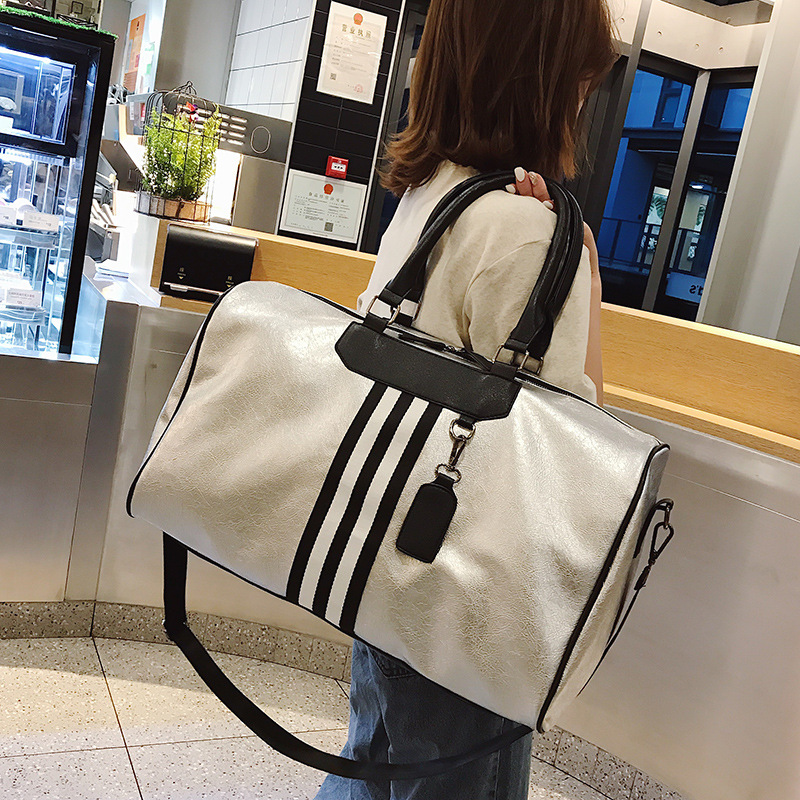 duffle bag shoes waterproof  pu big space designer wholesale overnight bags  custom sac de voyage travel bag