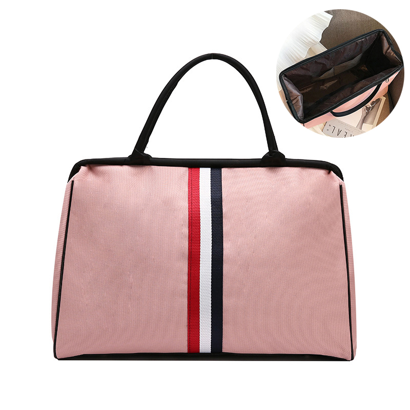 travel bag light High capacity hoe overnight custom logo  weekend pink sac de voyage duffle bag