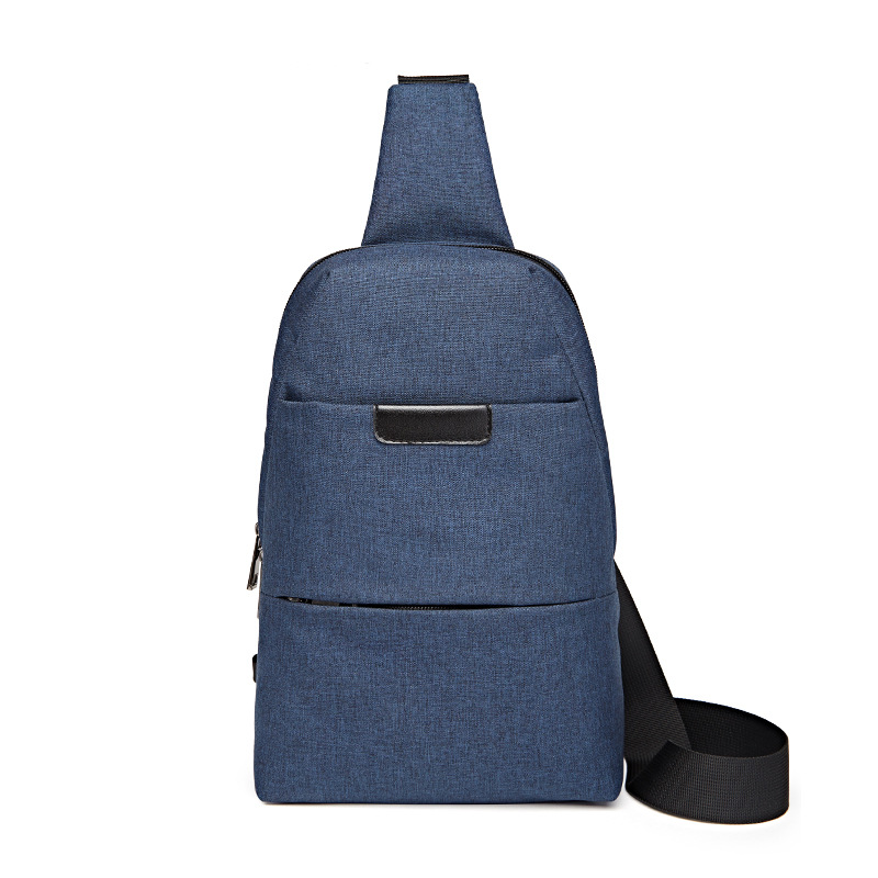 Fashion all-match chest bag men shoulder bag Oxford outdoor travel diagonal bag